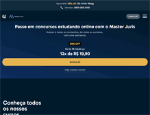 Tablet Screenshot of masterjuris.com.br